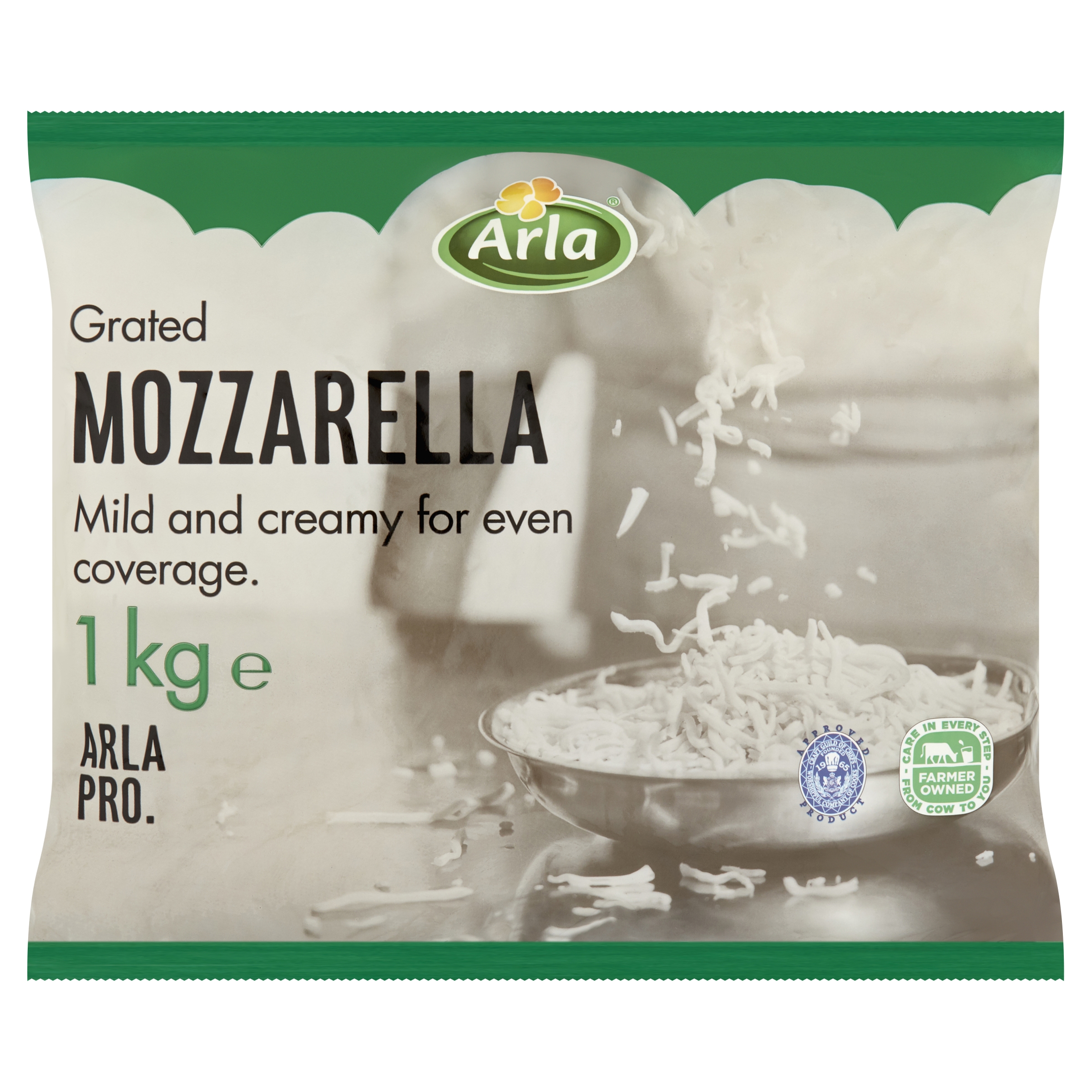Arla Pro Grated Mozzarella 1kg