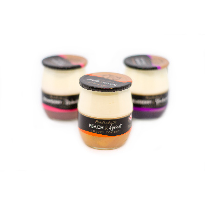 Ann Forshaw Luxury Fruit Glass Jar Yogurt 12x140g