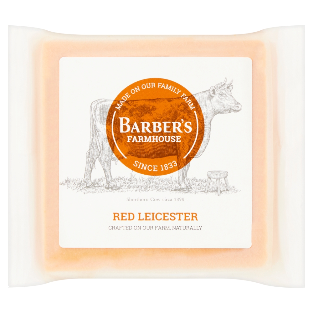 Barbers Red Leicester Por tions 12x200g