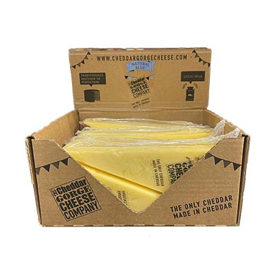 Cheddar Gorge Natural Blue Cheddar 10x190g