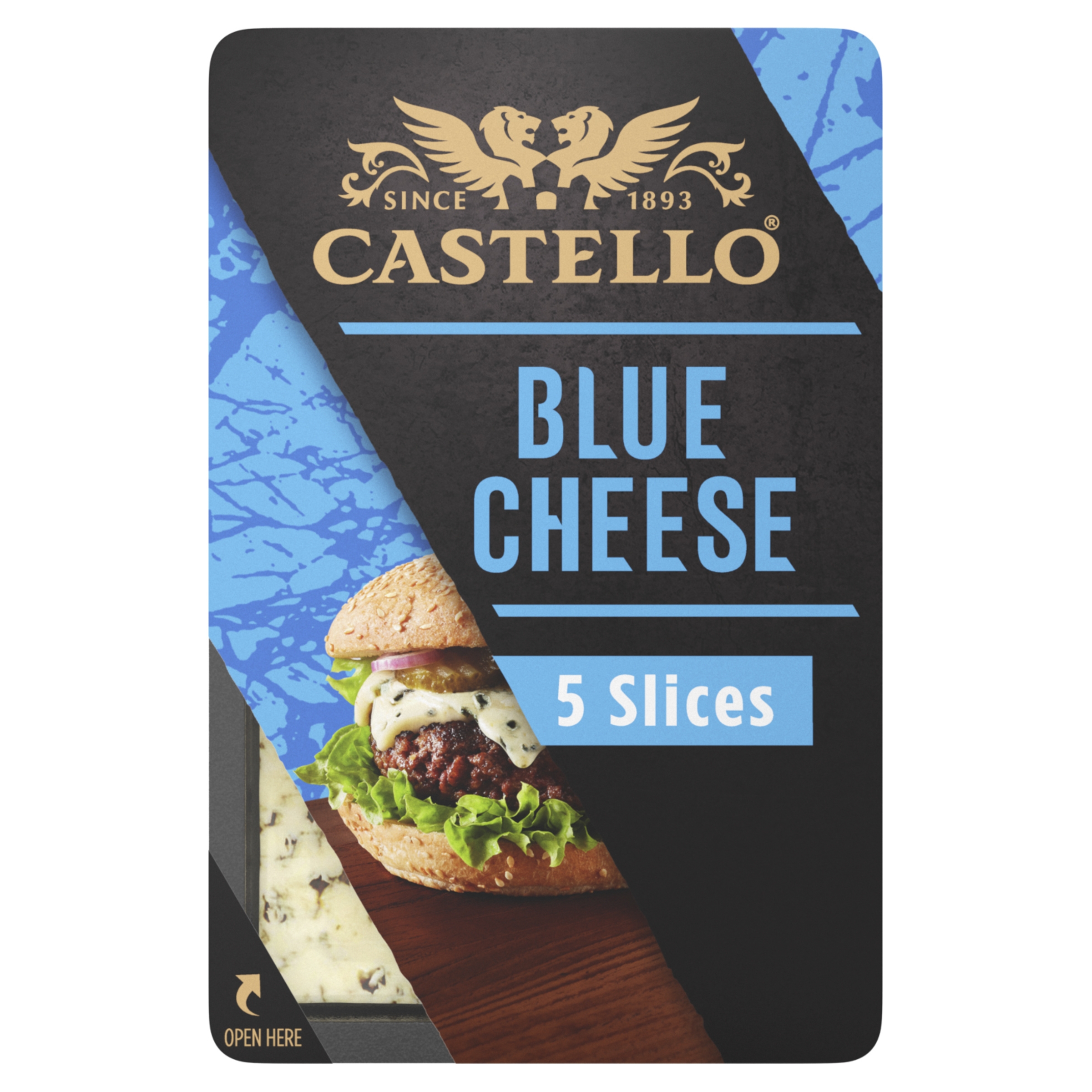Castello Blue Cheese Slices 125g