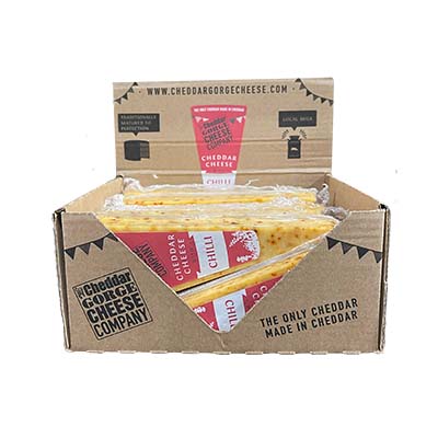 Cheddar Gorge Cheddar with Chilli 10x190g