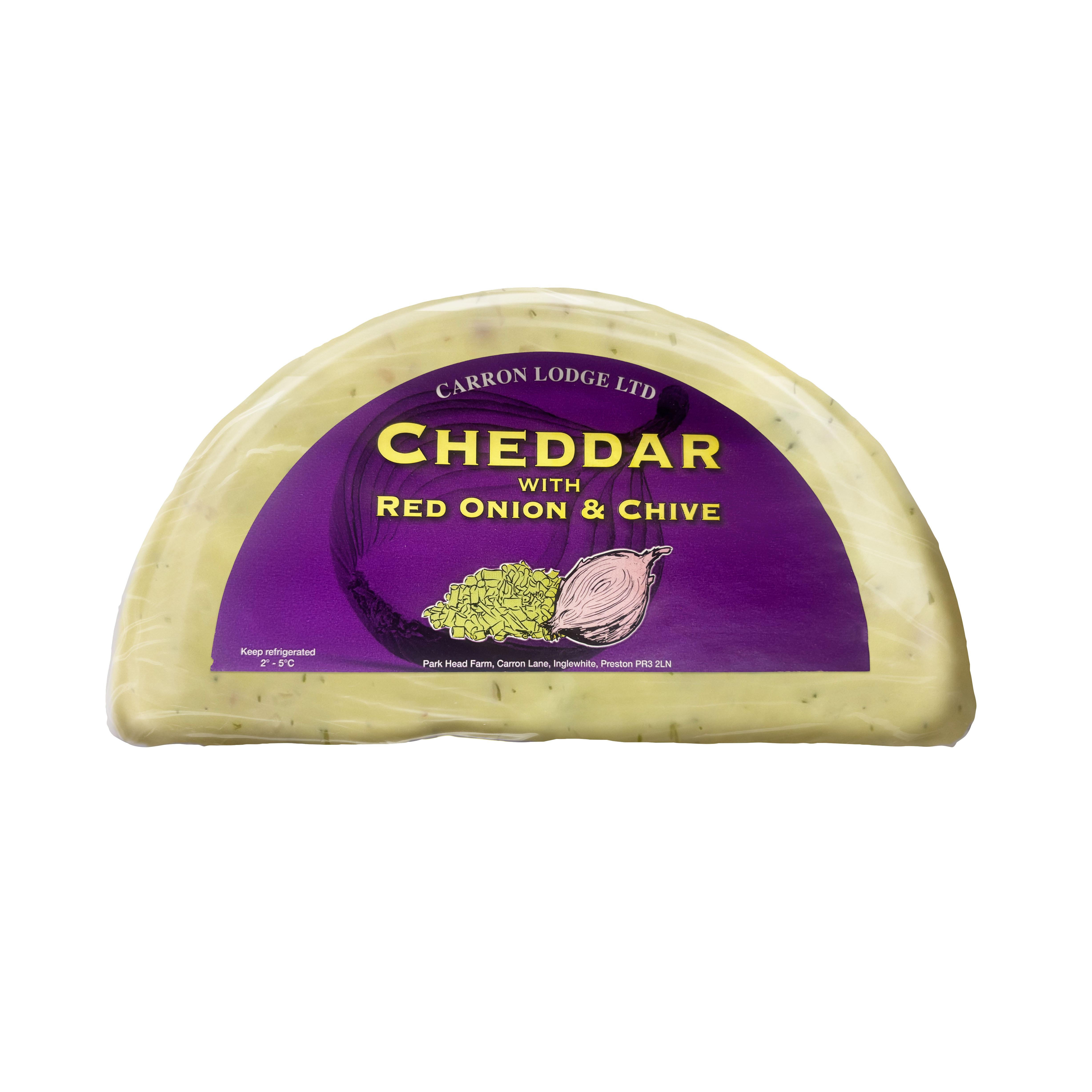 CL Cheddar Red Onion & Chive 1/2 Wheel 1.1kg