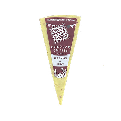 Cheddar Gorge Red Onion & Chives 190g