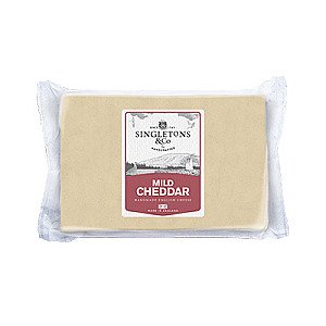 Singletons Mild White Che ddar 454g
