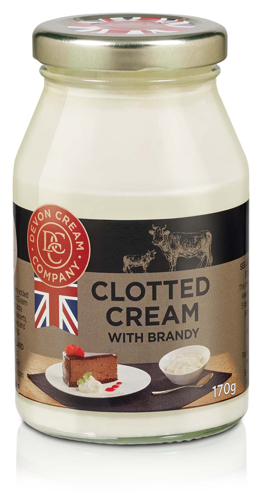 Clotted Cream Brandy Jar Devon Cream Co.6 x170g XMAS PRE ORDER