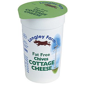 1 Fat Free Cottage Cheese with Chives 6x250g
