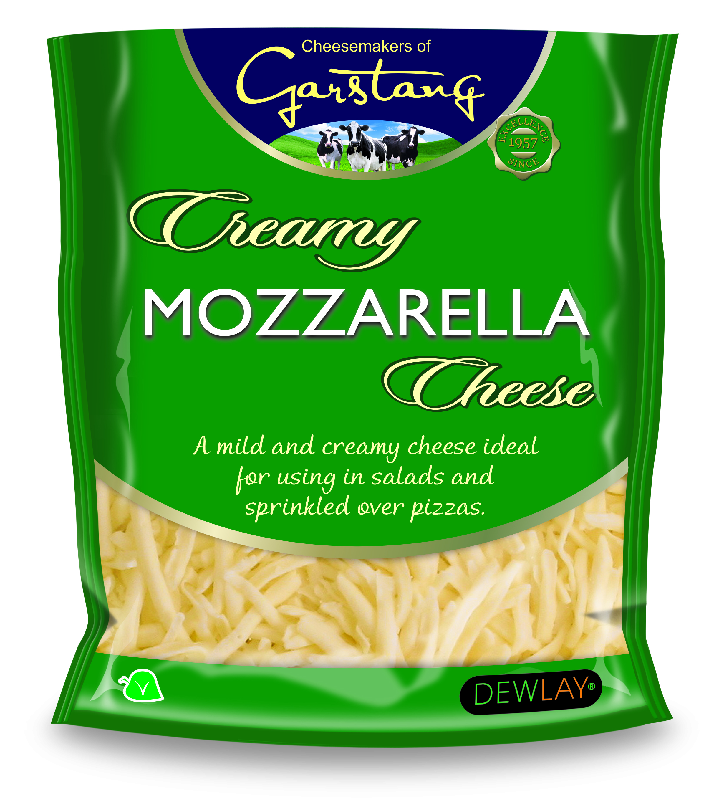Dewlay Grated Mozzarella 10x180g