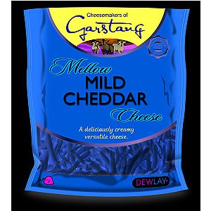 Dewlay Grated Mild White Cheddar 10x180g