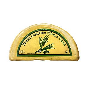 CL Double Gloucester Chives &amp; Onion 1/2 Wheel 1.1kg