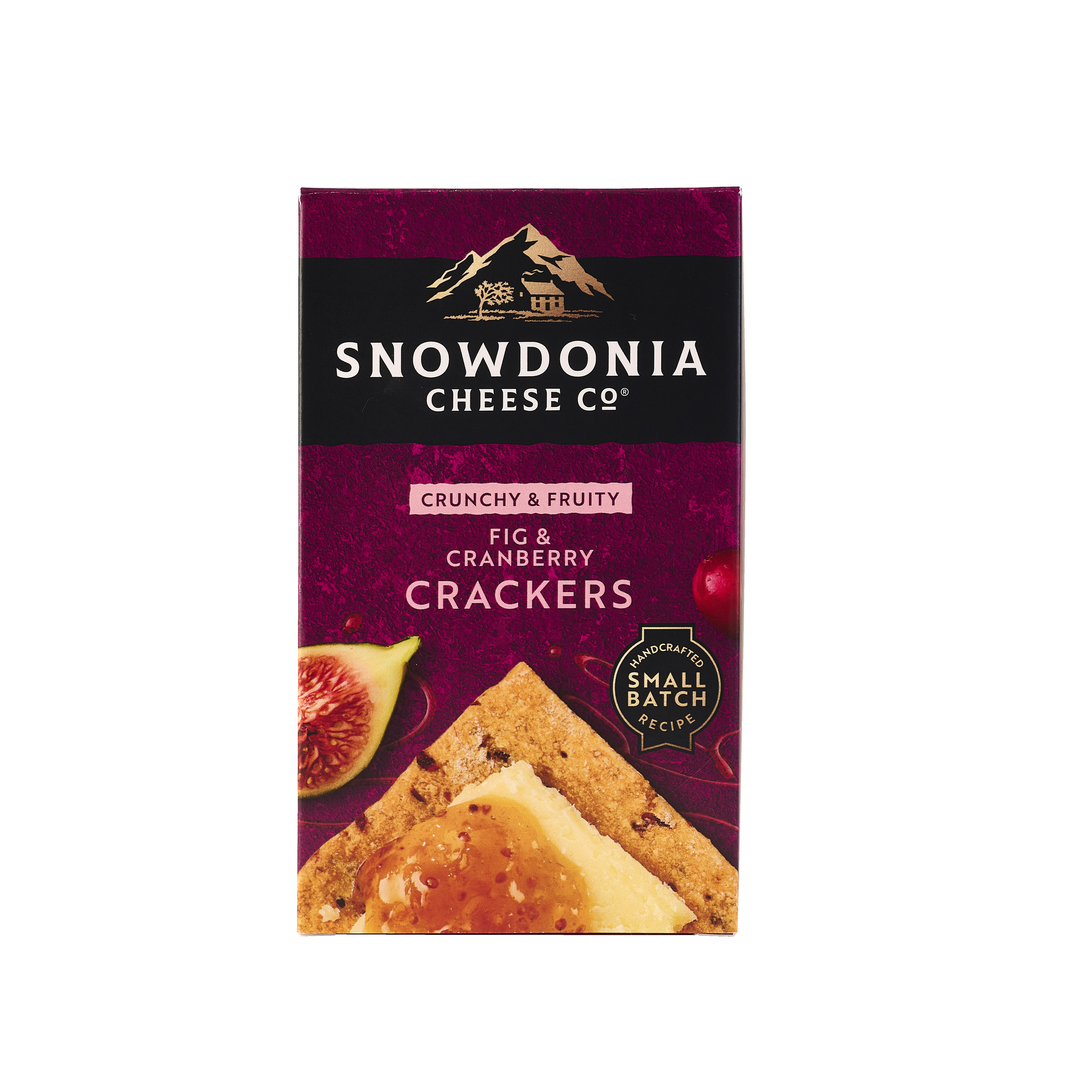 Snowdonia Fig & Cranberry Crackers 12x100g PRE ORDER