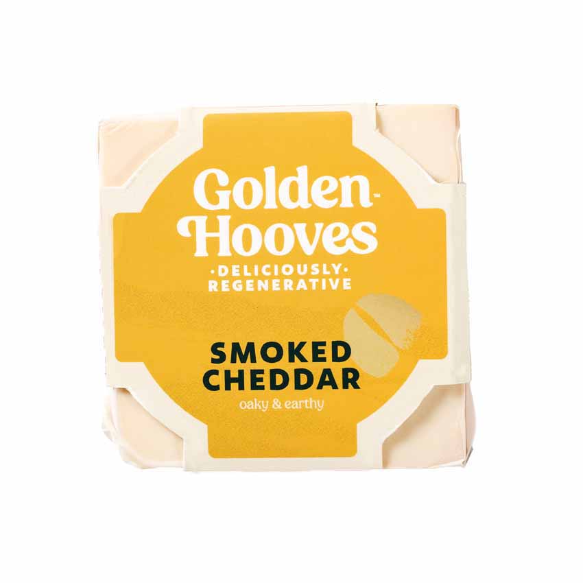 Golden Hooves Smoked Cheddar 12x200g