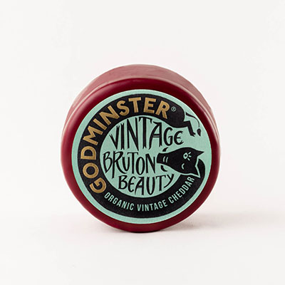 Godminster Organic Vintage Cheddar Round (Brunton Beauty) 400g