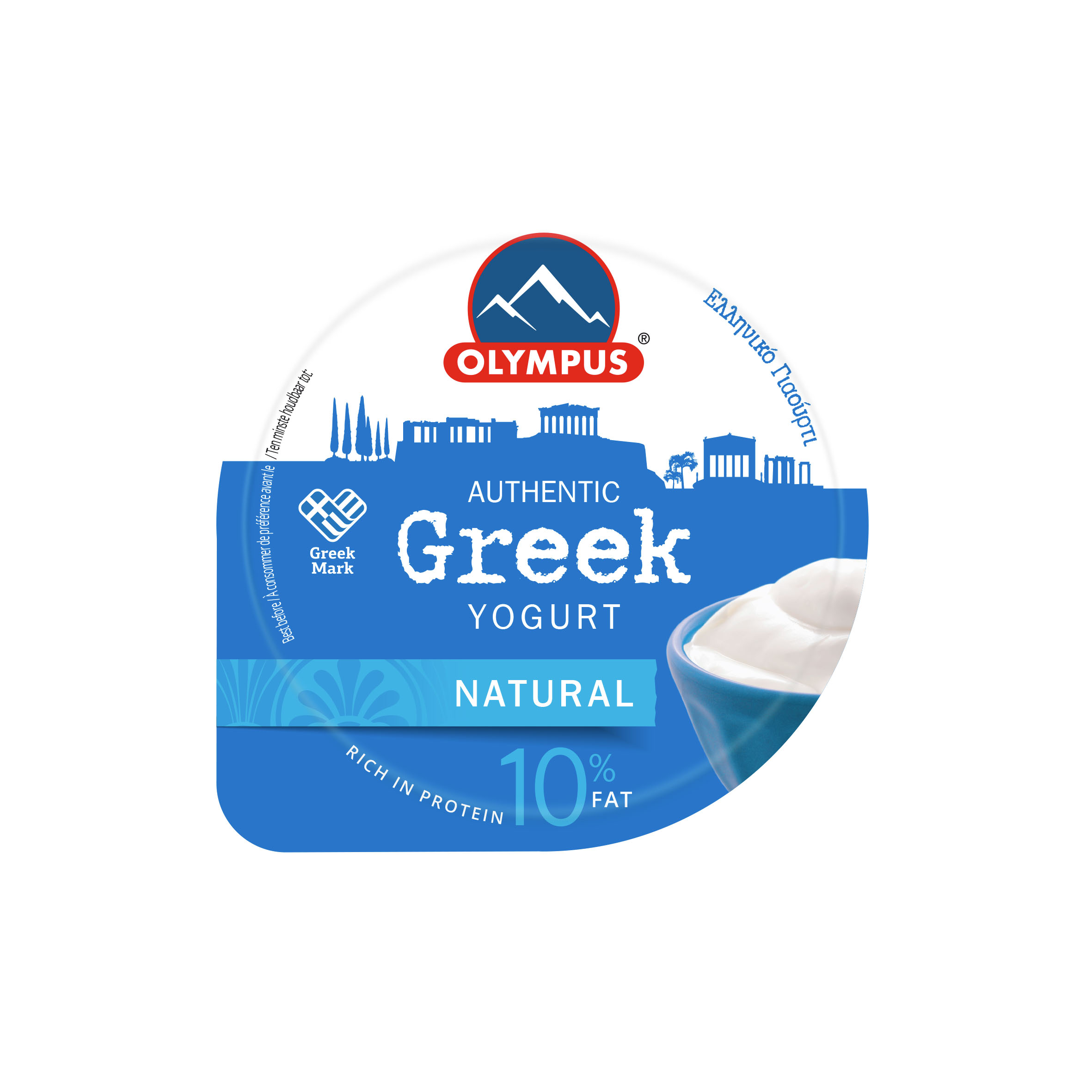 Greek Yogurt Plain 10% 6x150g