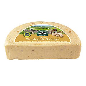 Hawes Wensleydale &amp; Ginger 1/2 Wheel 1.25kg