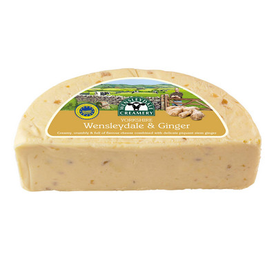 Hawes Wensleydale & Ginger 1/2 Wheel 1.25kg