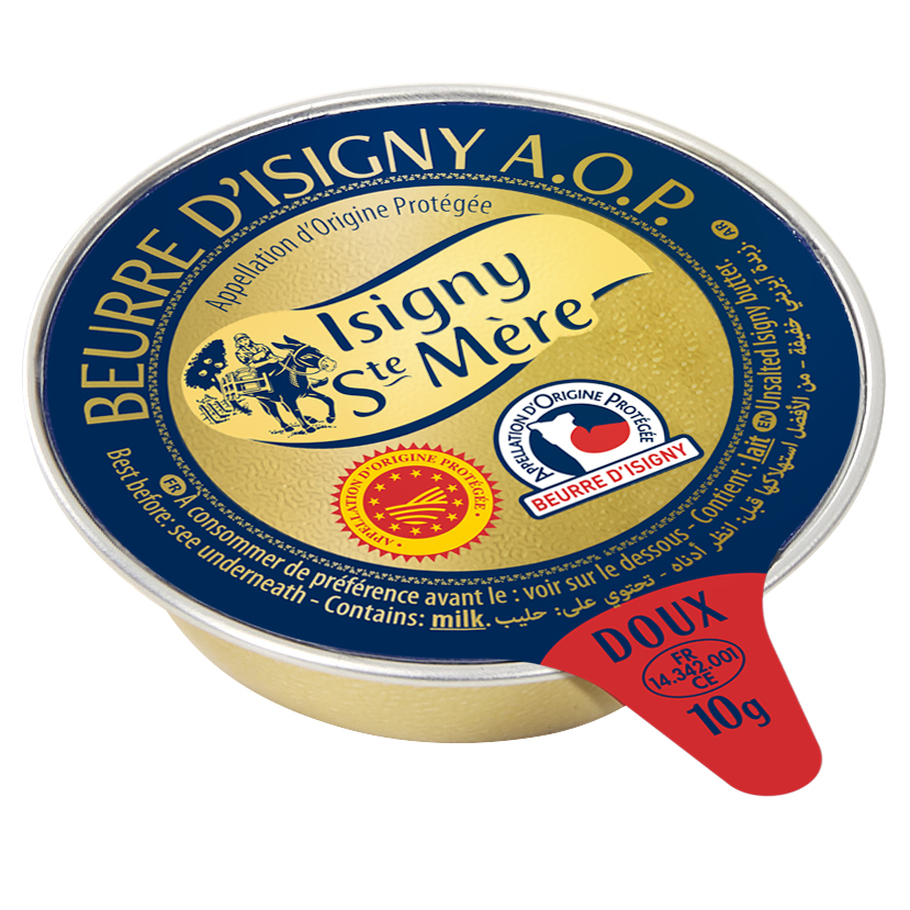 Isigny Unsalted Butter Cups 60x10g