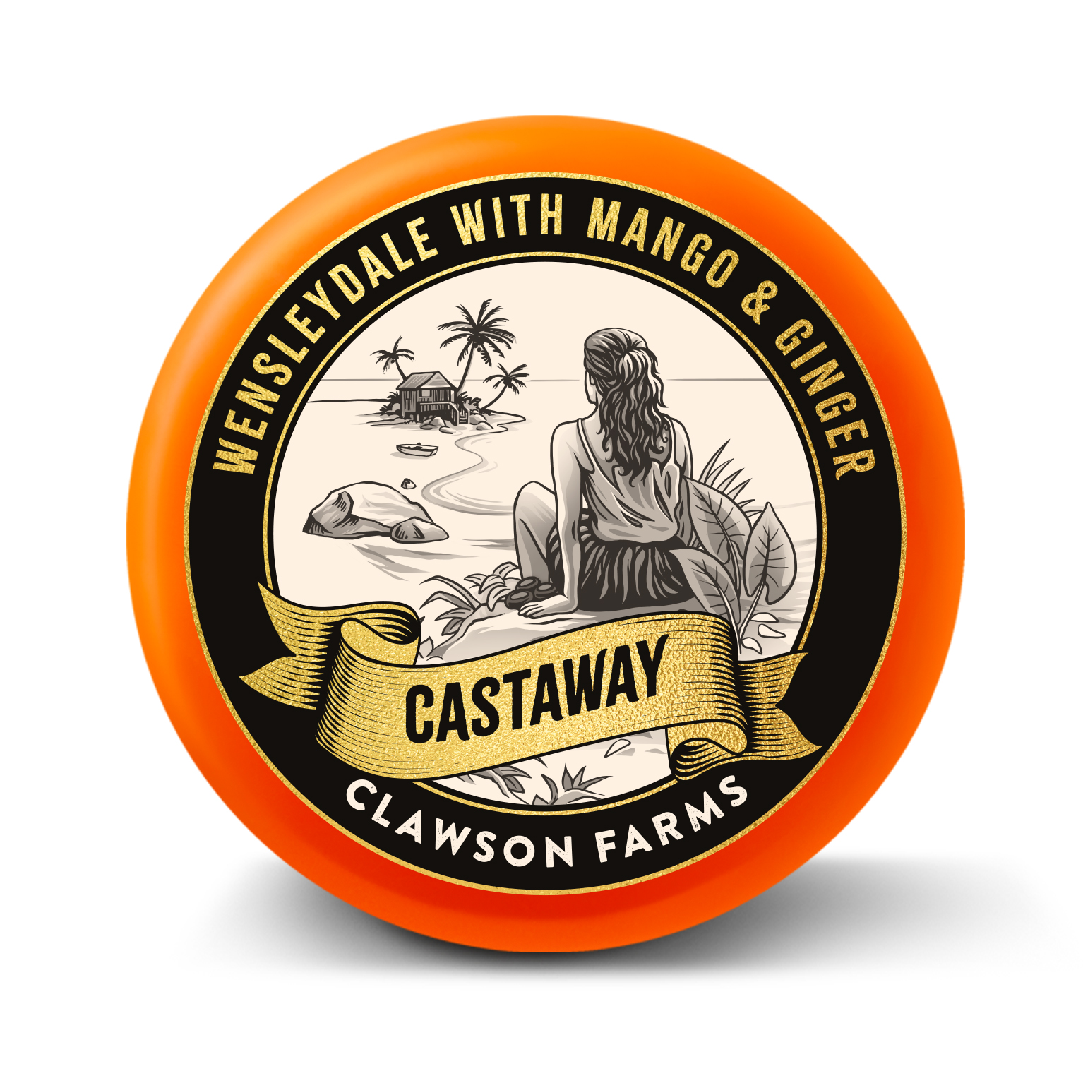 Long Clawson Castaway Wensleydale with Mango and Ginger 6x200g