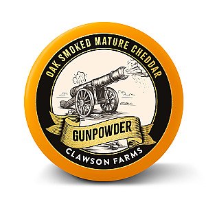Long Clawson Gunpower Oak Smoked Mature Cheddar 6x200g