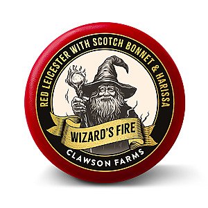 Long Clawson Wizards Fire Red Leicester with Scotch Bonnet and Harissa 6x200g