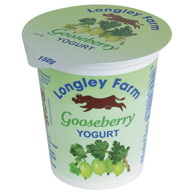 Longley Low Fat Gooseberry Yogurt 6x150g