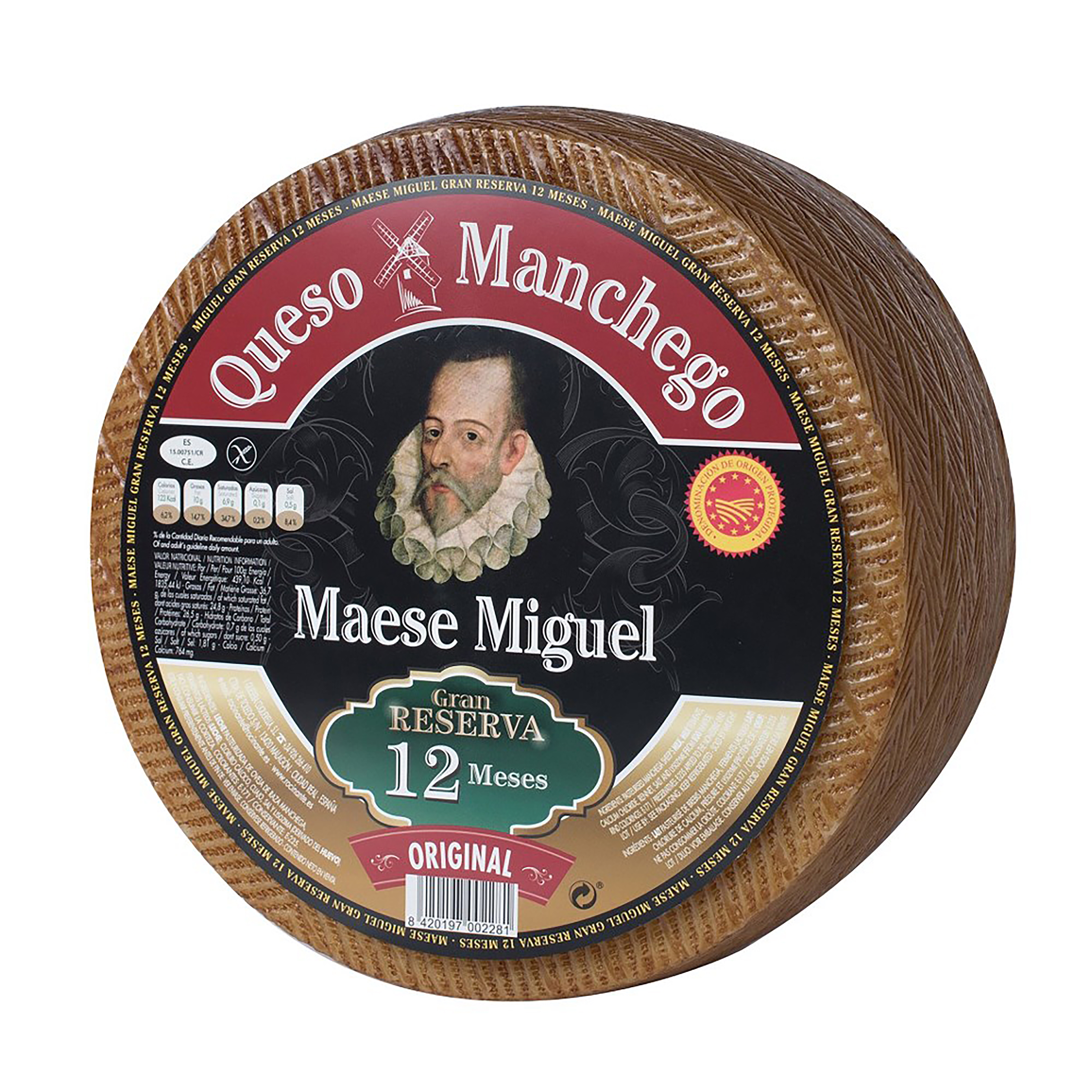 Manchego Mature 12 Months 2X3KG