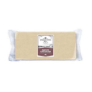 Singletons White Mature Cheddar Block 1.25kg