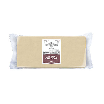 Singletons White Mature Cheddar Block 1.25kg