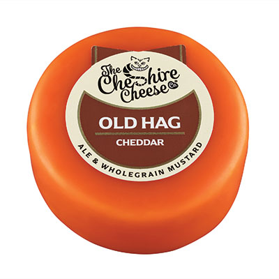 Cheshire Cheese Co Old Hag Ale & Mustard Cheddar 6x200g