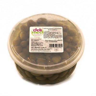Green Olives Stuffed with Garlic 2kg