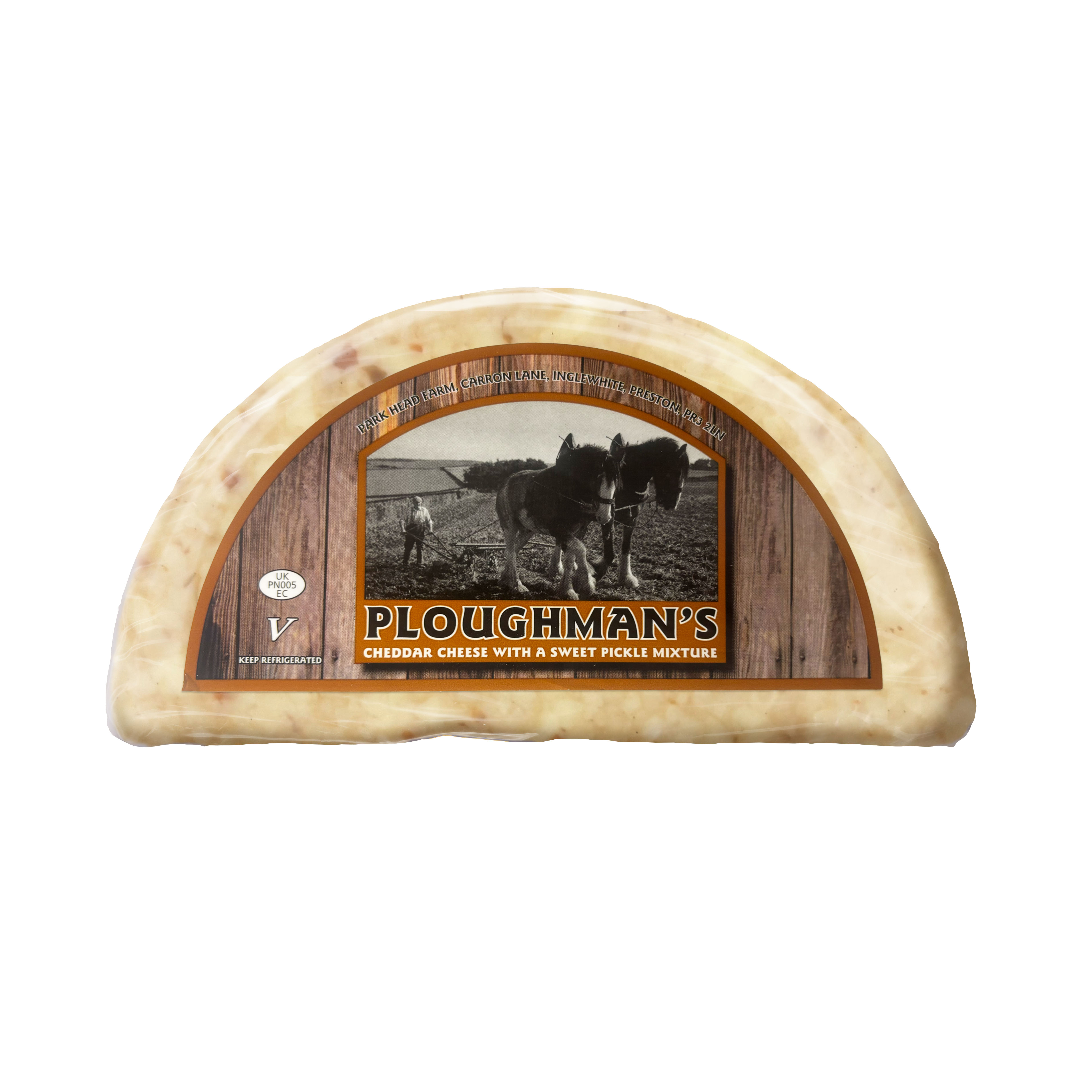 CL Ploughmans (Cheddar & Branston Pickle) 1/2 Wheel 1.1kg
