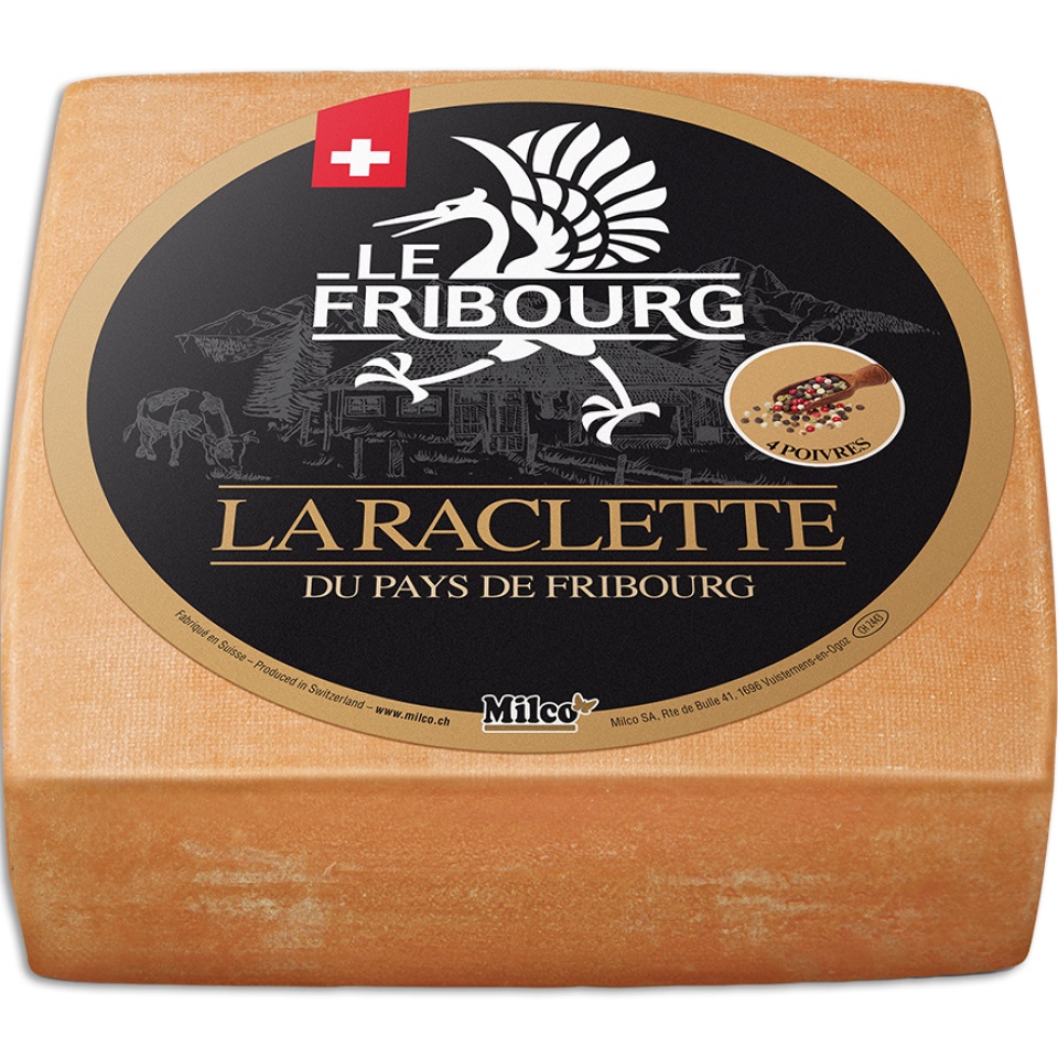 Milko Pink Peppercorn Square Raclette Swiss