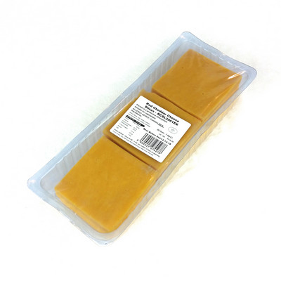 Coloured Mild Cheddar Slices 1kg