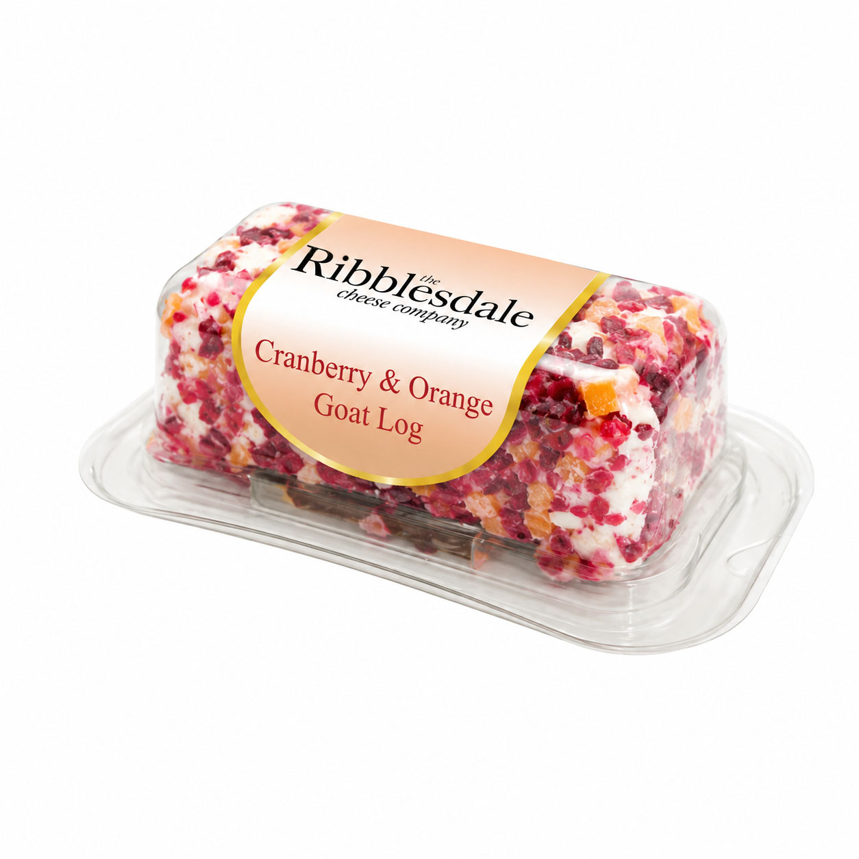 Ribblesdale Orange & Cranberry Goat Log 8x100g