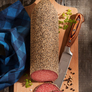 German Black Pepper Coated Salame 1.8kg