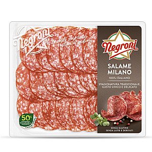 Sliced Salami Milano 10x100g Negroni
