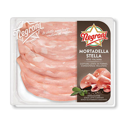 Sliced Mortadella 10x100g Negroni