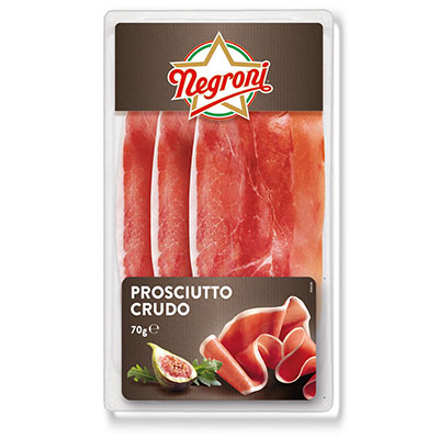 Sliced Prosciutto 12 x70g Negroni
