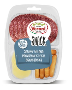 Veroni Snack Salami Milan o,Provolone,Breadsticks 10x56g General Group