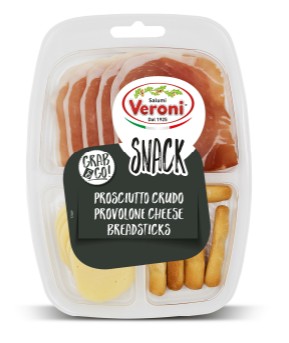 Veroni Snack - Proscuitto, Provolone, Breadsticks 10x56g
