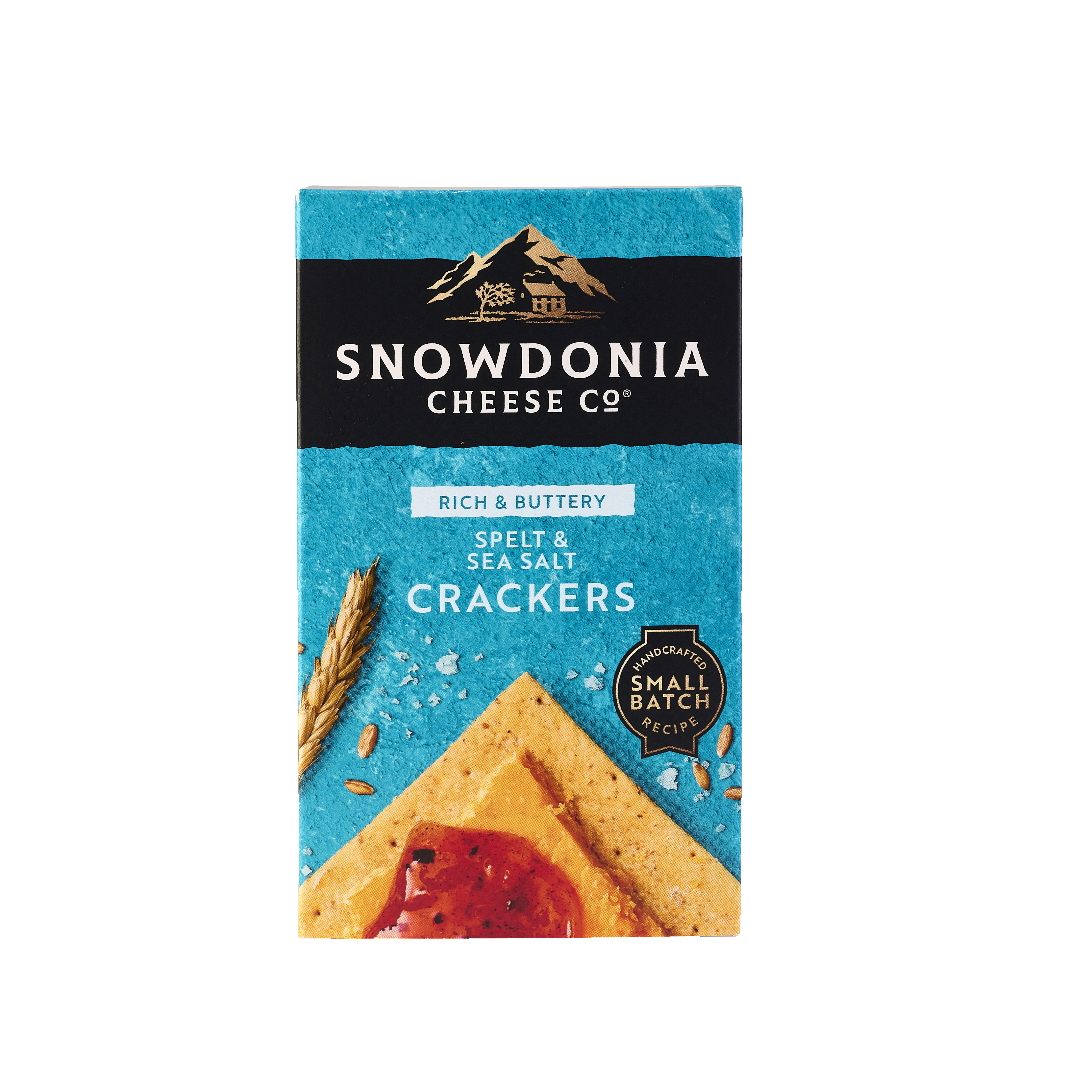 Snowdonia Spelt & Sea Salt Crackers 12x100g PRE ORDER