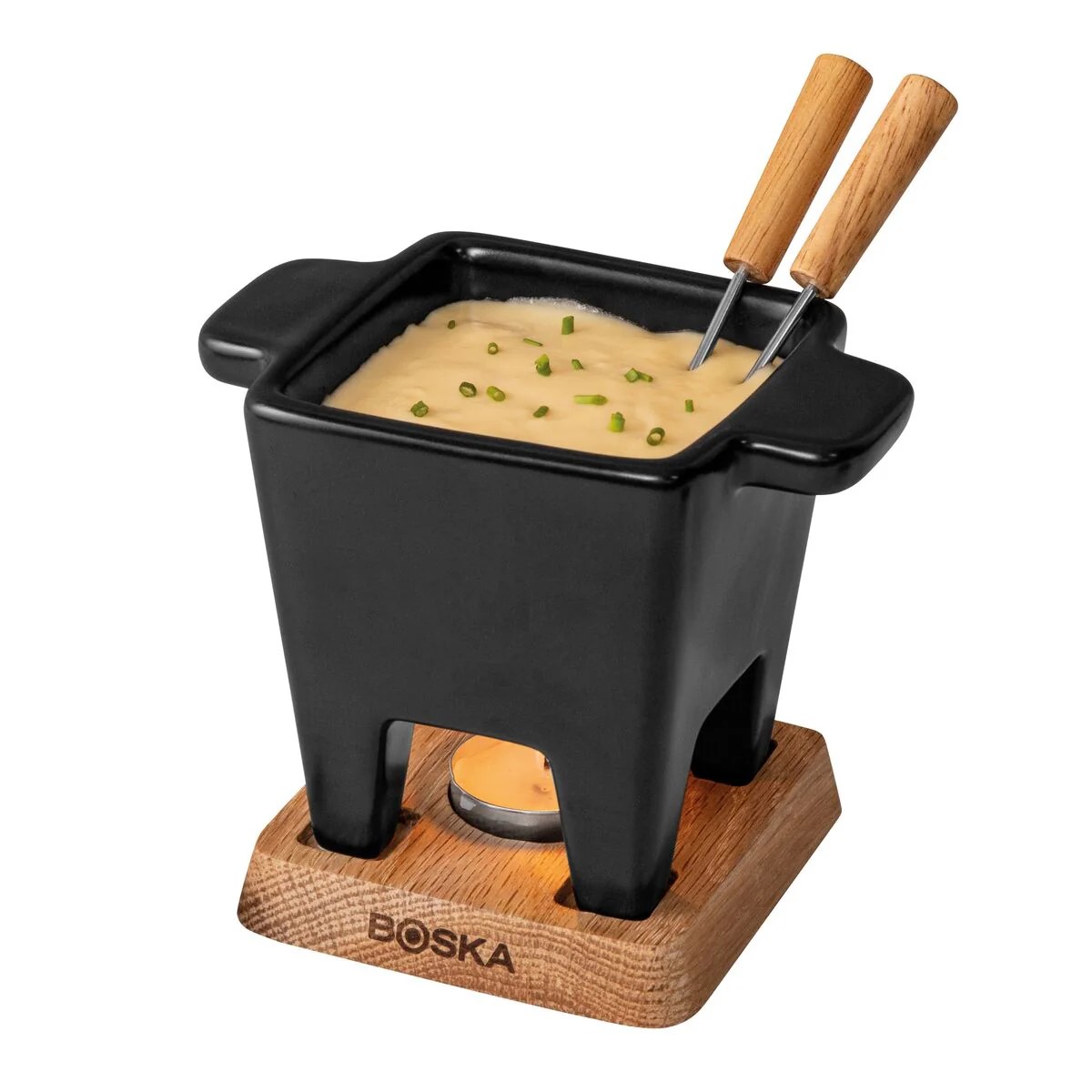 Small Boska Tapas Fondue Nero