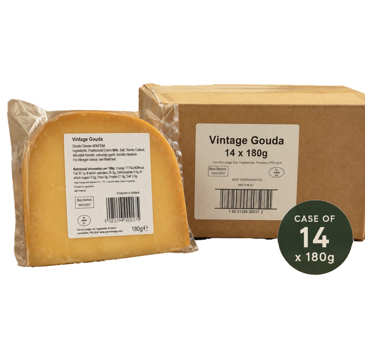 Vingtage Gouda 14x180g