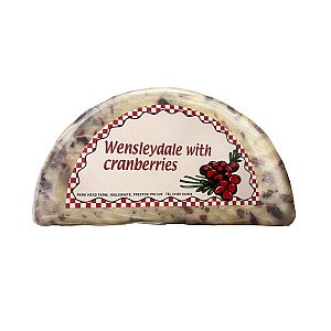 CL Wensleydale &amp; Cranberry 1/2 Wheel 1.1KG