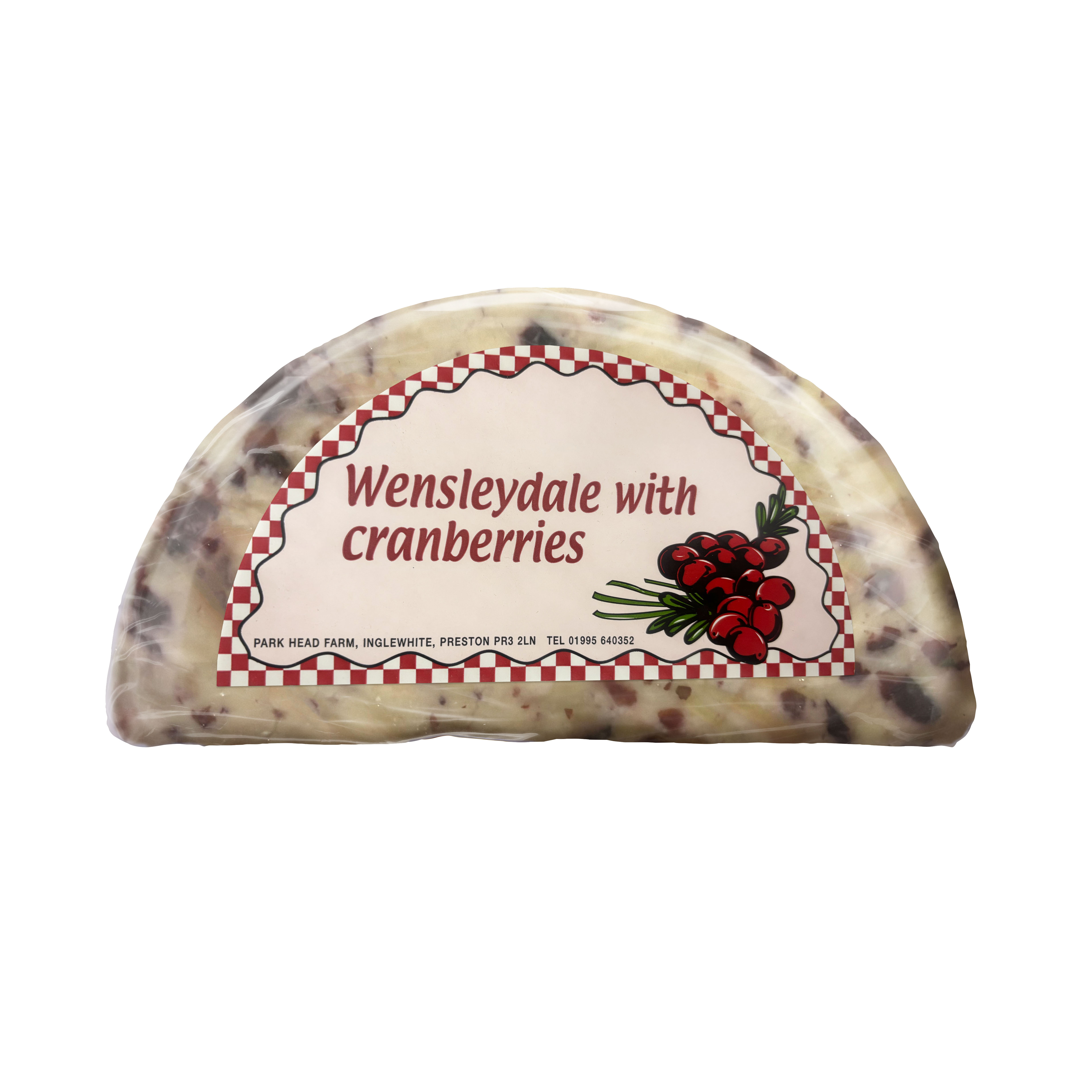 CL Wensleydale & Cranberry 1/2 Wheel 1.1KG