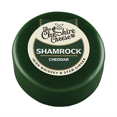 Cheshire Cheese Co Irish Whisky & Ginger Shamrock 6x200g