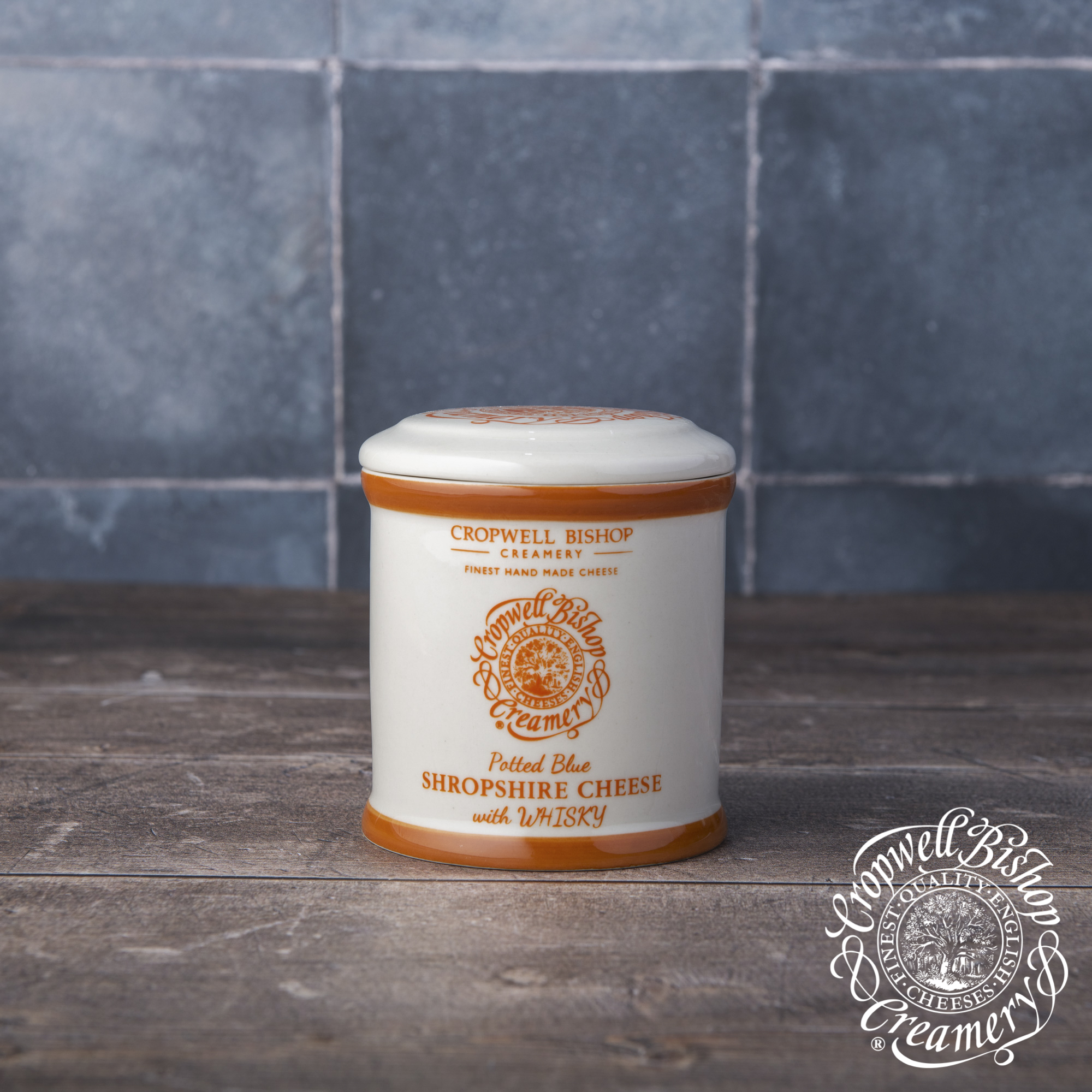 Cropwell Blue Shropshire with Whiskey Jar 6x200g