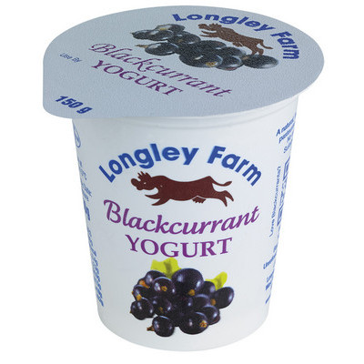 Longley Yogurt Blackcurrent 6x150g