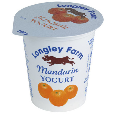 Longley Yogurt Mandarin 6x150g
