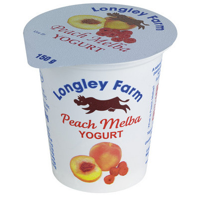 Longley Yogurt Peach Melba 6x150g